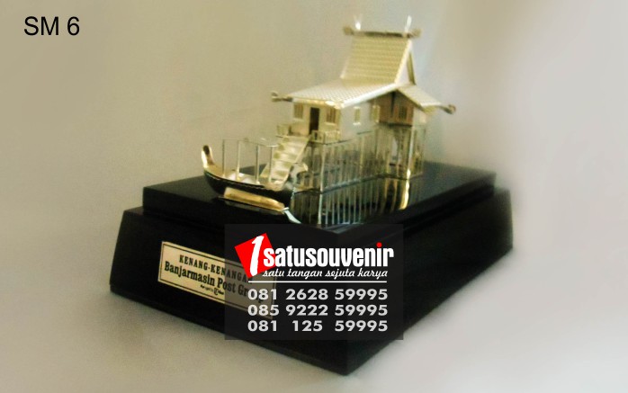 Buat Miniatur Rumah Adat Banjarmasin | Miniatur Rumah Adat Bubungan Tinggi