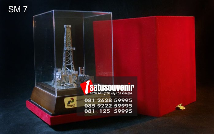 Miniatur Tower Pertamina | Jual Plakat Souvenir Miniatur