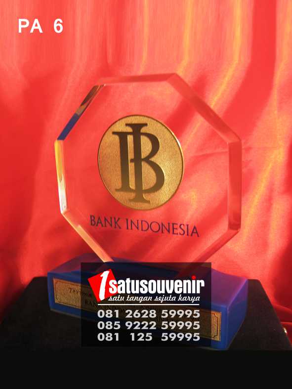 Plakat Akrilik Bank Indonesia