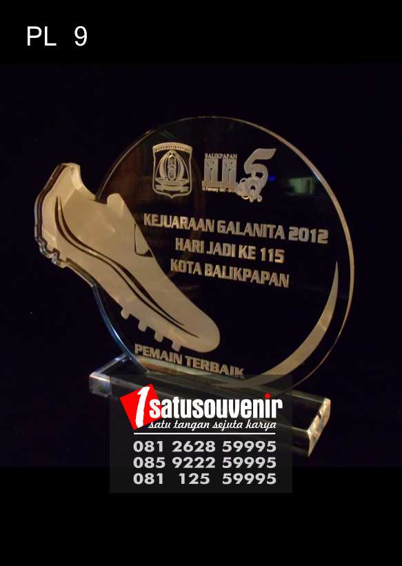 Plakat Laser Grafir Kejuaraan Futsal | Plakat Grafir Kejuaraan Galanita