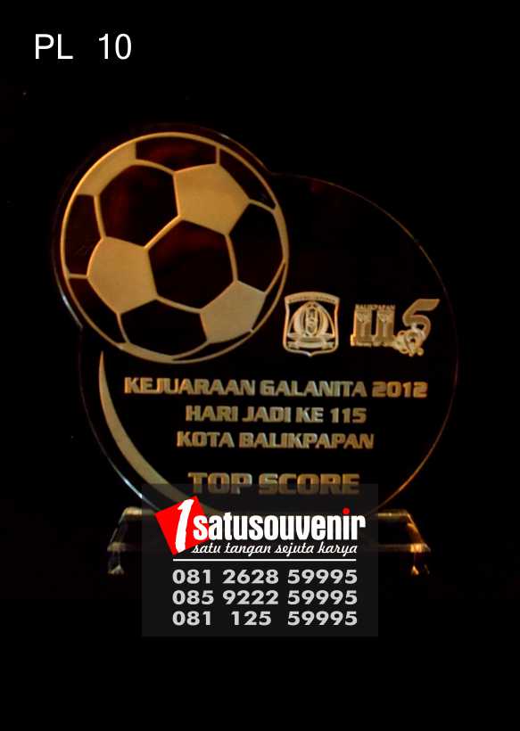 Plakat Laser Top Score Futsal | Jual Plakat Laser Galanita Cup Murah