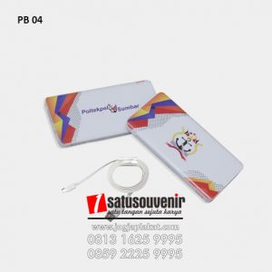 Power Bank Cetak Print Poltekpel Sumbar