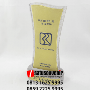 PR90 Plakat Resin Hut BRI ke 125 BRI KC Kuala Tunggal